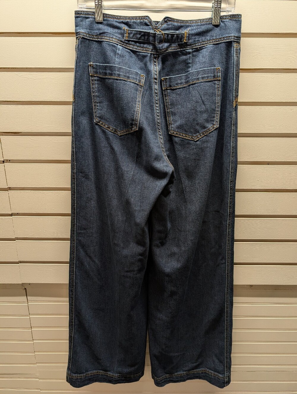 House of Harlow 1960 High-Waist Wide Leg Cinch Back Jeans, Size: 28 EUC - Picture 4 of 10